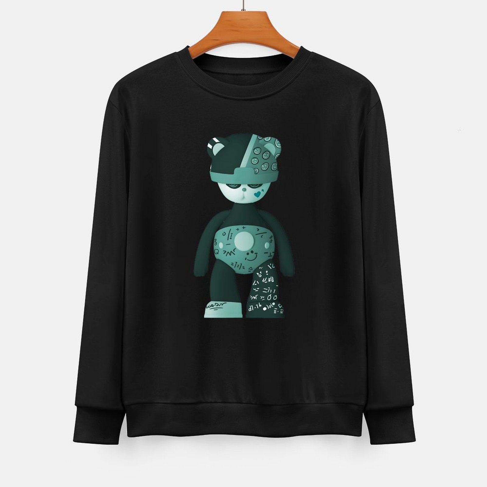 Long Sleeve With Front PatternCrewneck YearRound